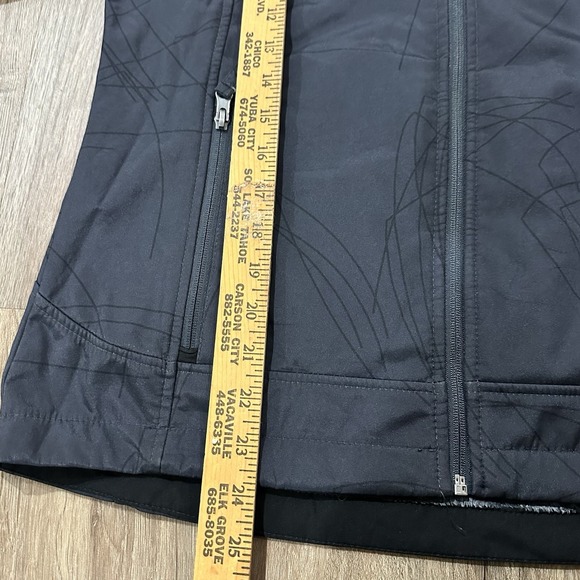 Free Country Women's Faux Fur Inside Full Zip Hooded Jacket Size Medium Black - Picture 3 of 7